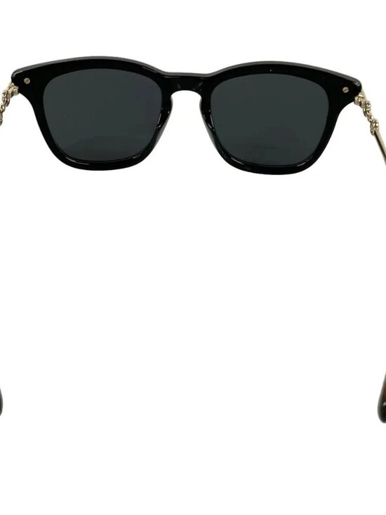 GUCCI Wellington GG0916S Black Gold Dark Brown Plastic Hardware Sunglasses main image 5